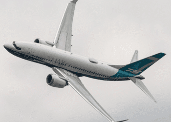 A Boeing 737 MAX is heading home after a short stay in China