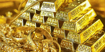 Gold nears two month high amid Middle East tensions