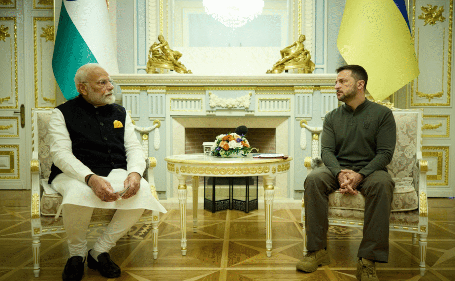 PM Modi speaks with President Zelenskyy