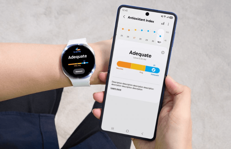 Samsung Galaxy Watch8 introduces Antioxidant Index for real-time nutrition tracking