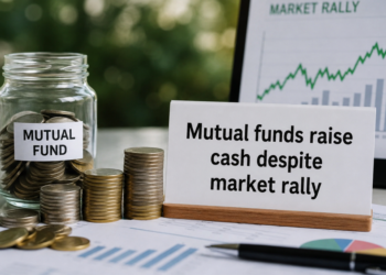 Mutual funds raise cash despite market rally