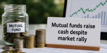 Mutual funds raise cash despite market rally
