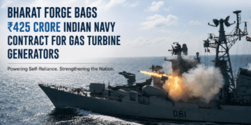 Bharat Forge wins ₹425 crore order to modernize Indian Navy warships