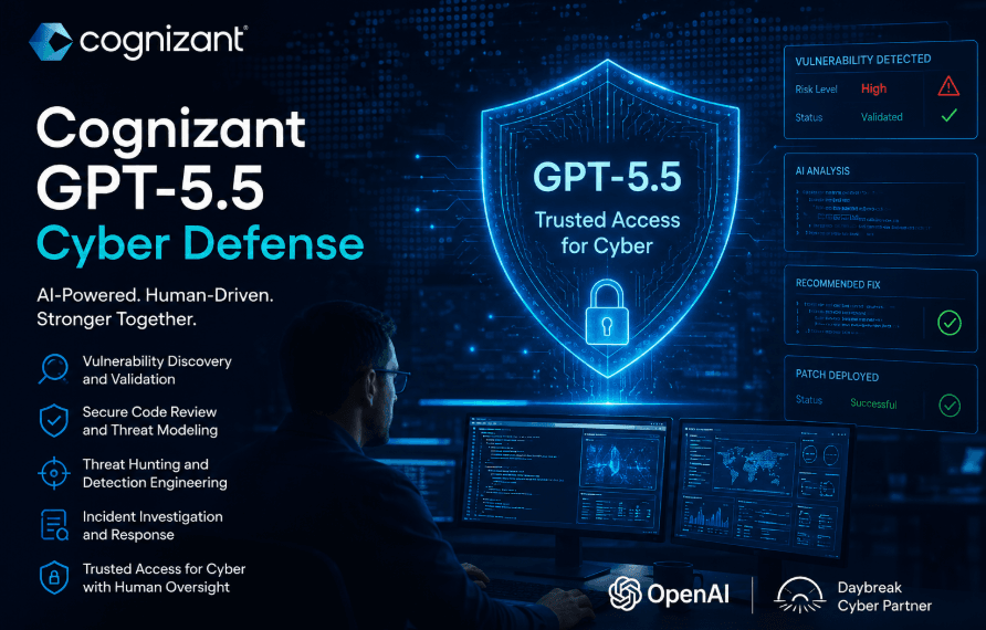 Cognizant deploys GPT-5.5 for cyber defense to speed vulnerability fixes