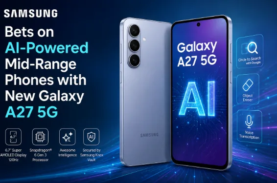 Samsung bets on AI-Powered mid-range phones with new Galaxy A27 5G