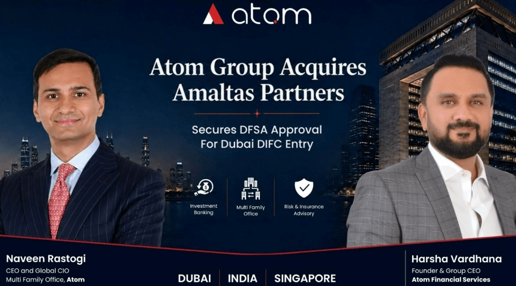 Atom Group acquires Amaltas Partners, secures DFSA approval for UAE entry