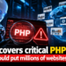 AI discovers critical PHP flaws that could put millions of websites at risk
